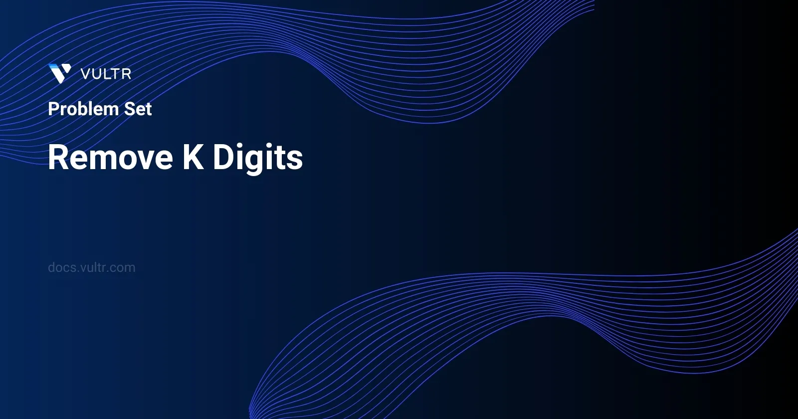 Remove K Digits header image