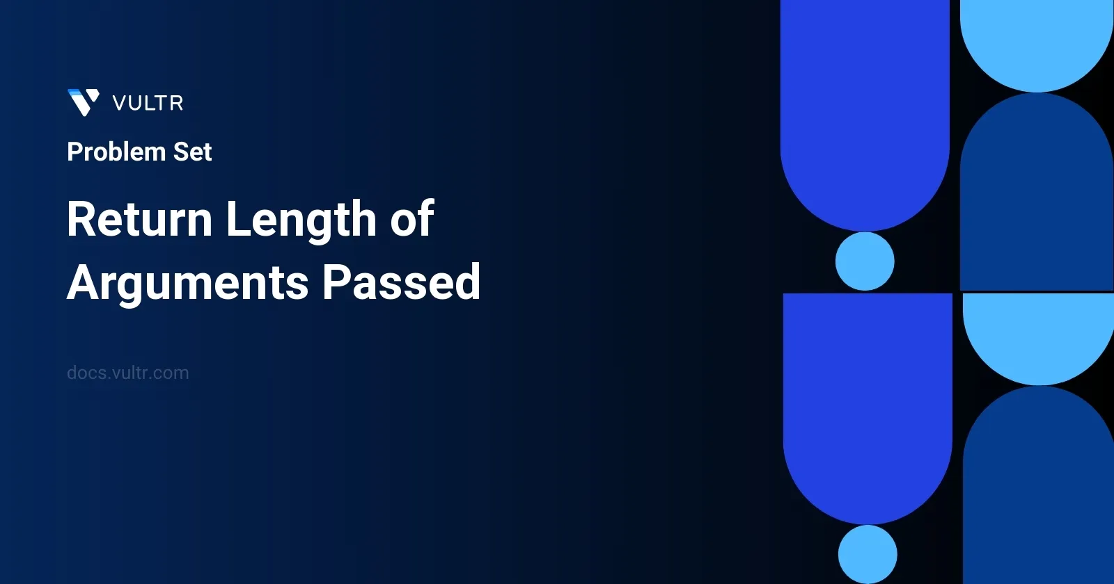 Return Length of Arguments Passed header image