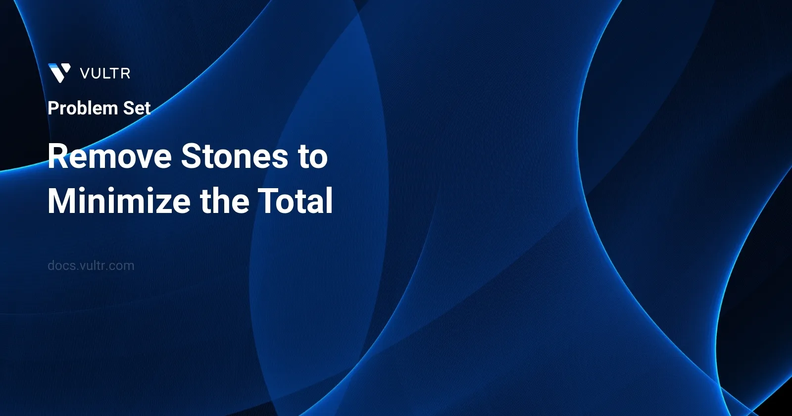 Remove Stones to Minimize the Total header image