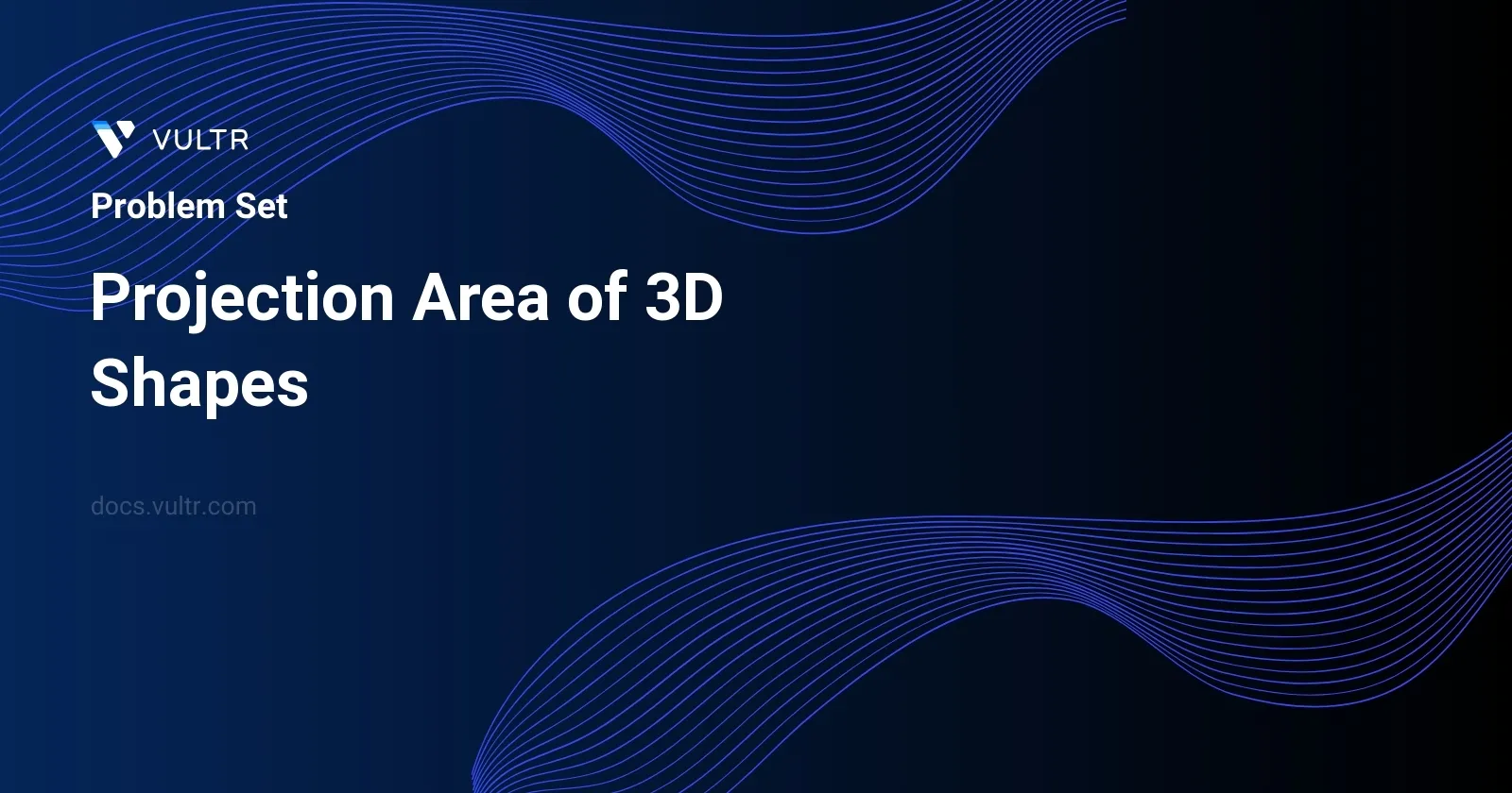 Projection Area of 3D Shapes header image
