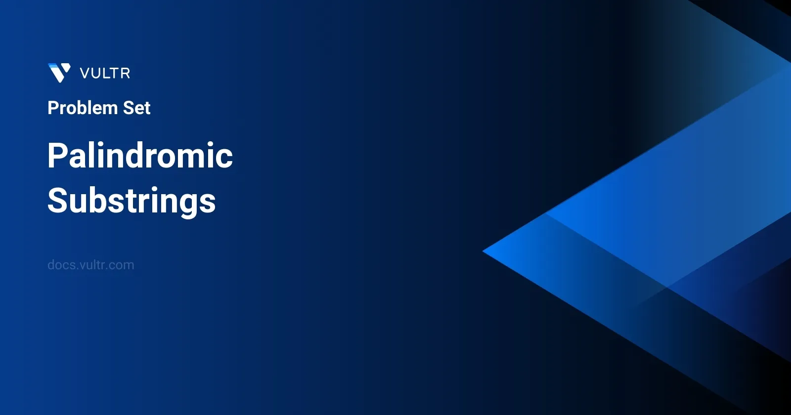 Palindromic Substrings header image