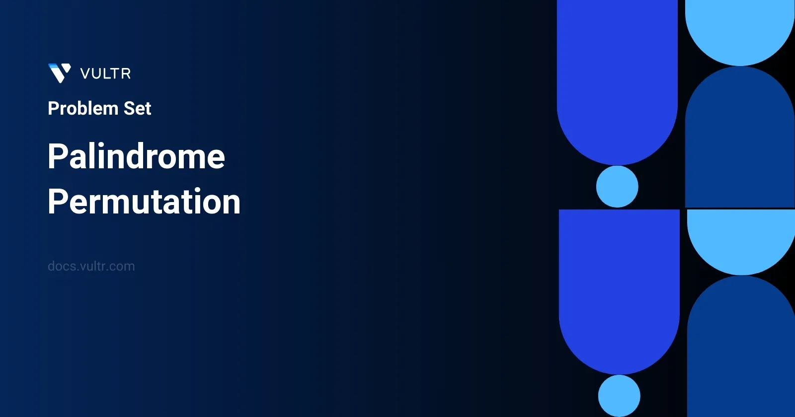 Palindrome Permutation header image