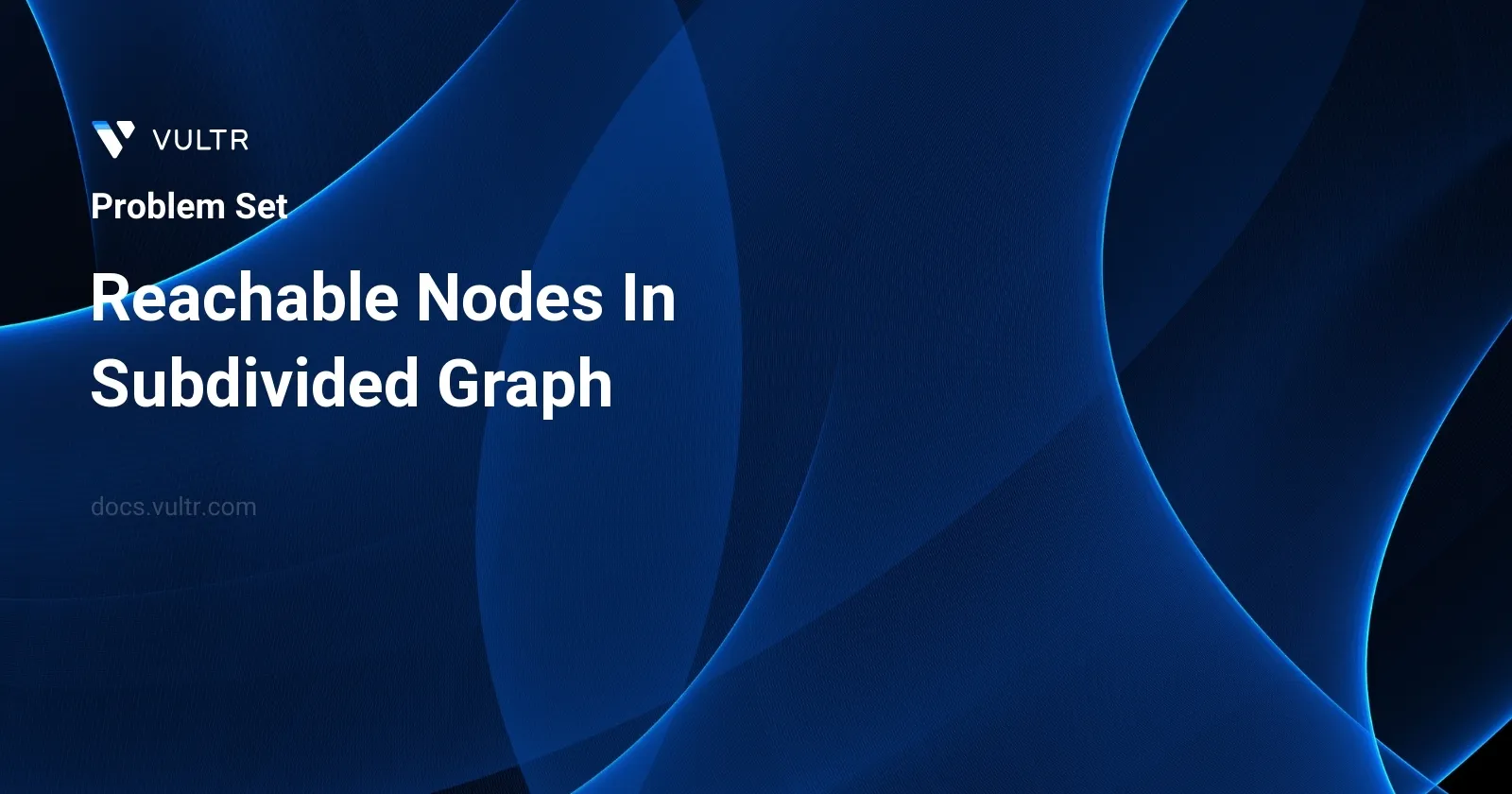 Reachable Nodes In Subdivided Graph header image
