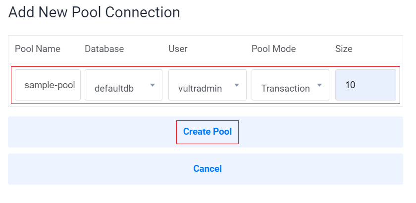 Add Connection Pool