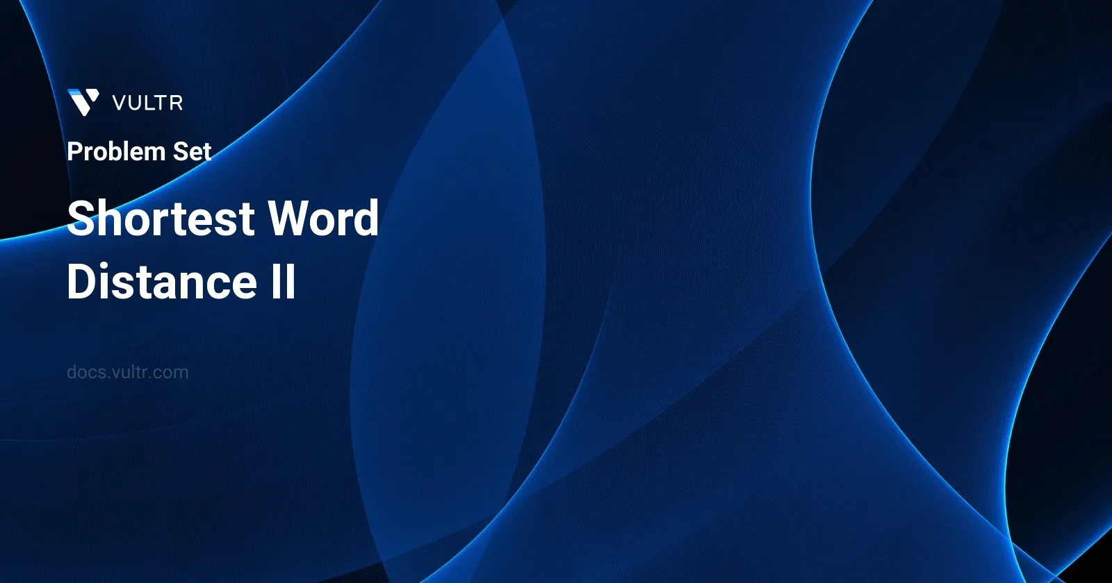 Shortest Word Distance II header image