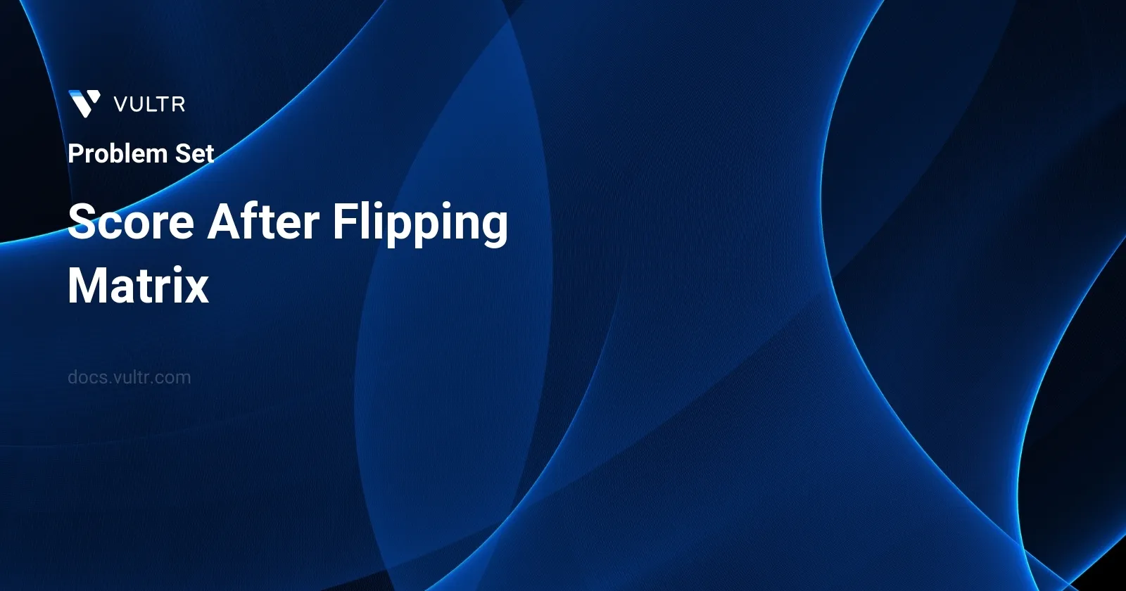 Score After Flipping Matrix header image