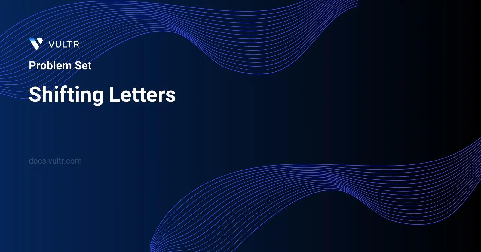 Shifting Letters header image