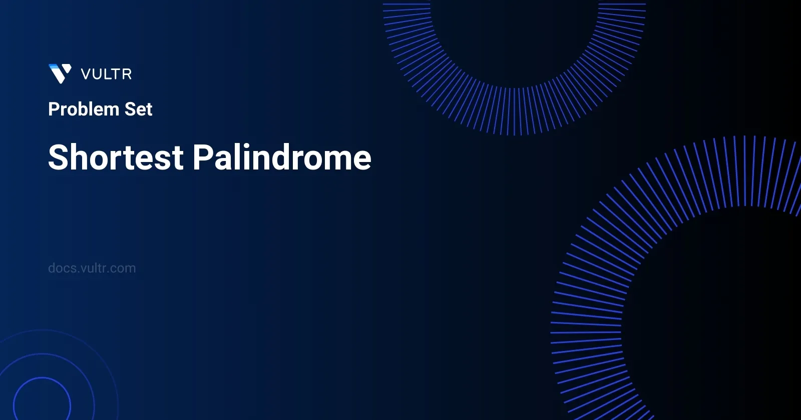 Shortest Palindrome header image