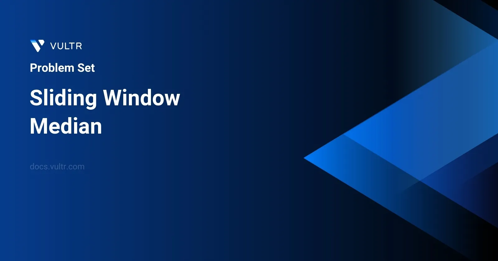 Sliding Window Median header image