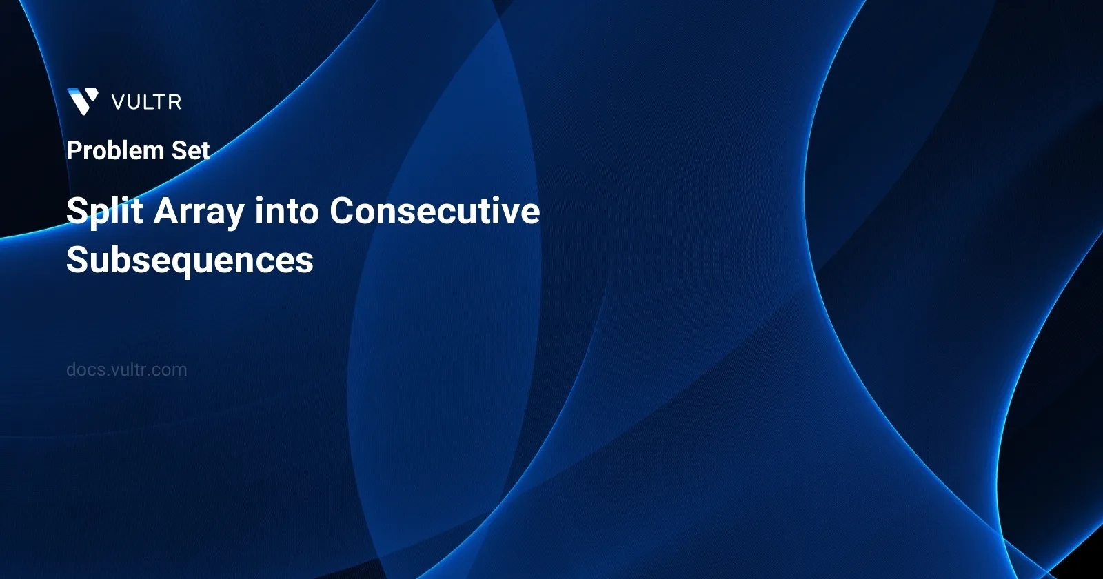 Split Array into Consecutive Subsequences header image
