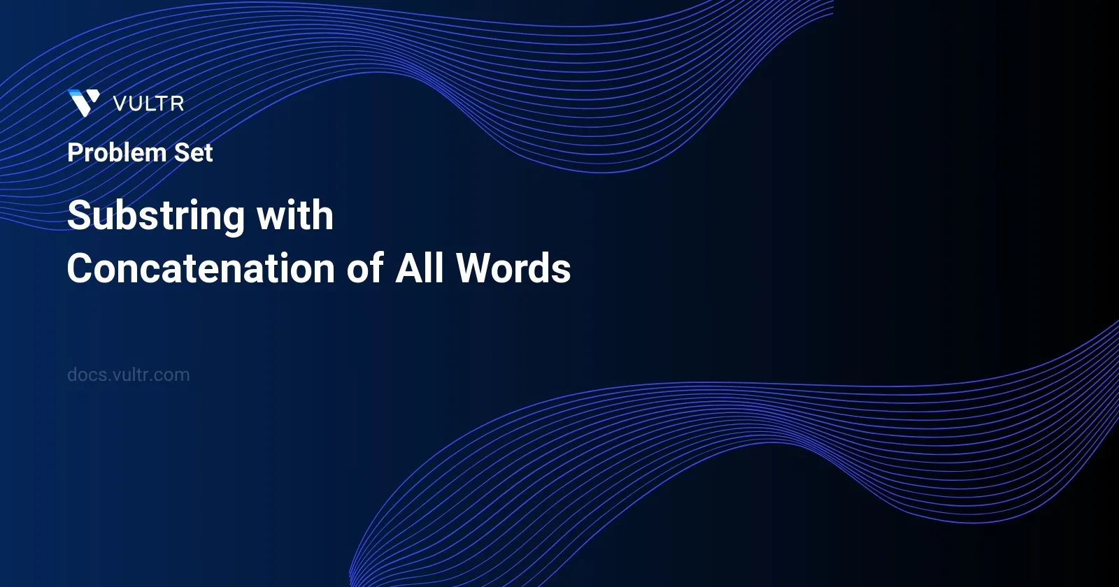 Substring with Concatenation of All Words header image