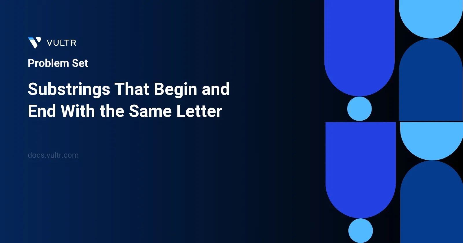 Substrings That Begin and End With the Same Letter header image