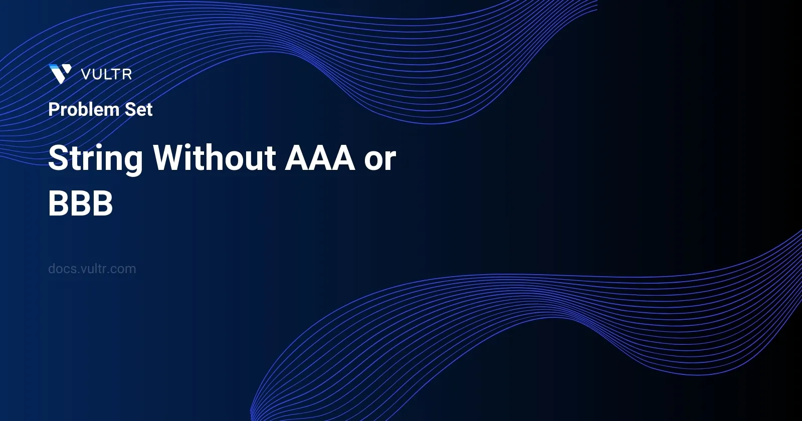 String Without AAA or BBB header image