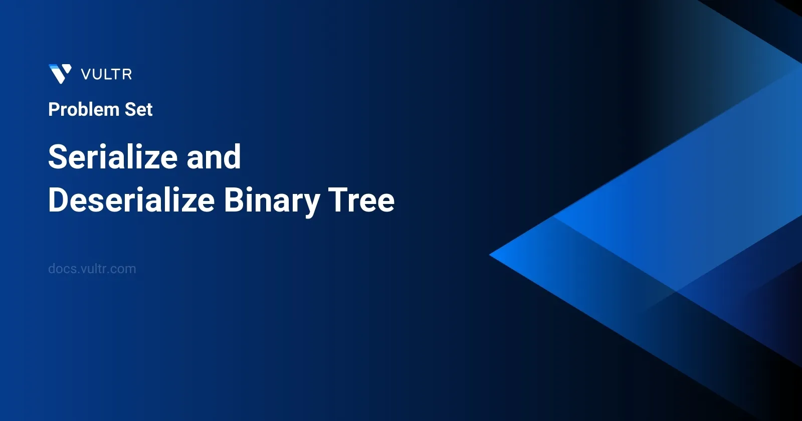 Serialize and Deserialize Binary Tree header image