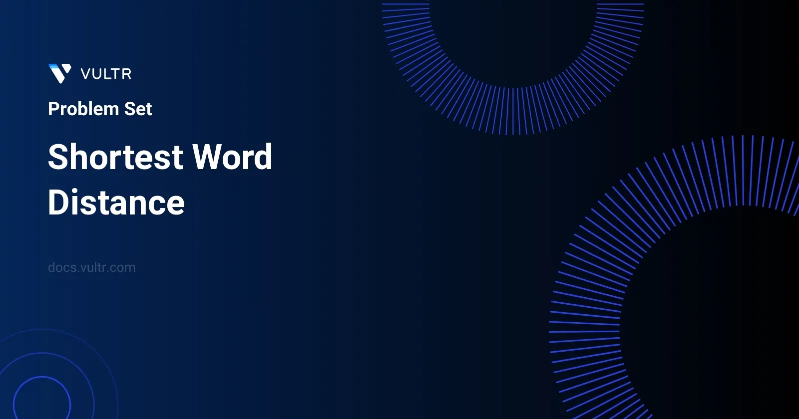 Shortest Word Distance header image