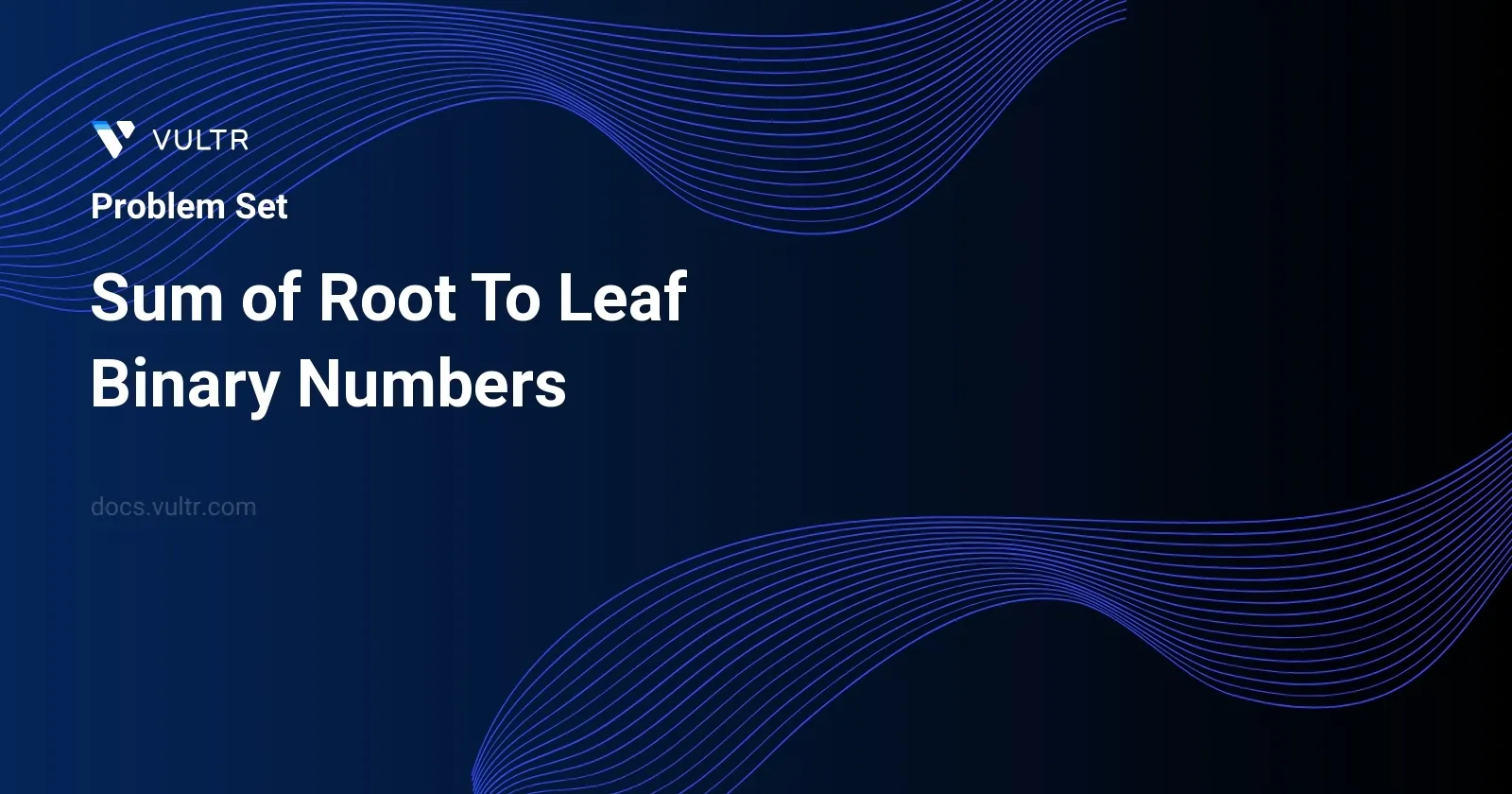 Sum of Root To Leaf Binary Numbers header image