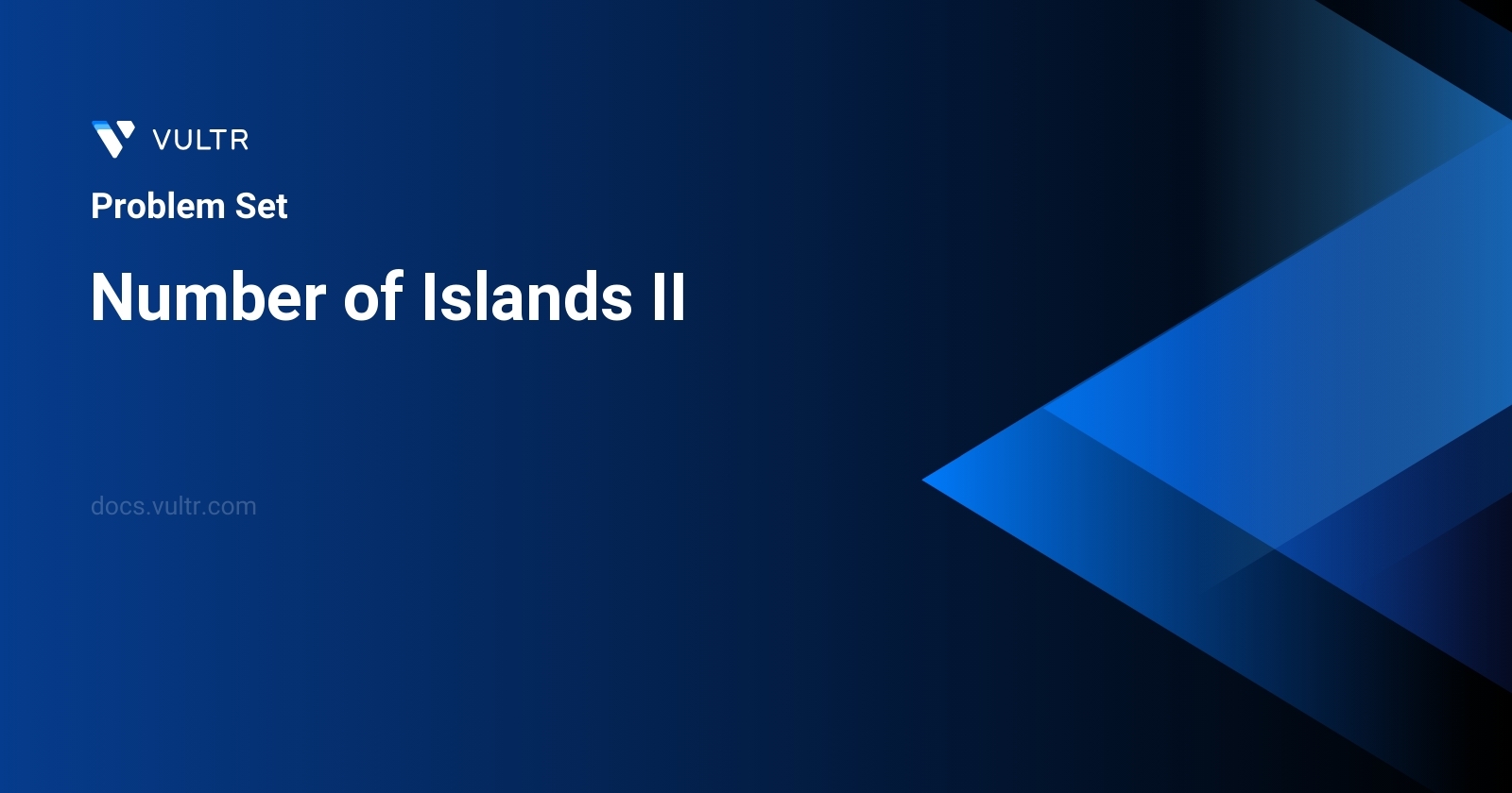 Number of Islands II header image