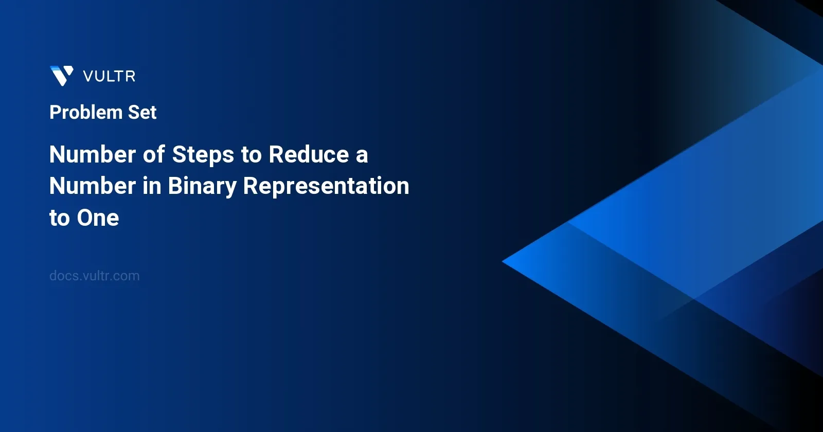 Number of Steps to Reduce a Number in Binary Representation to One header image