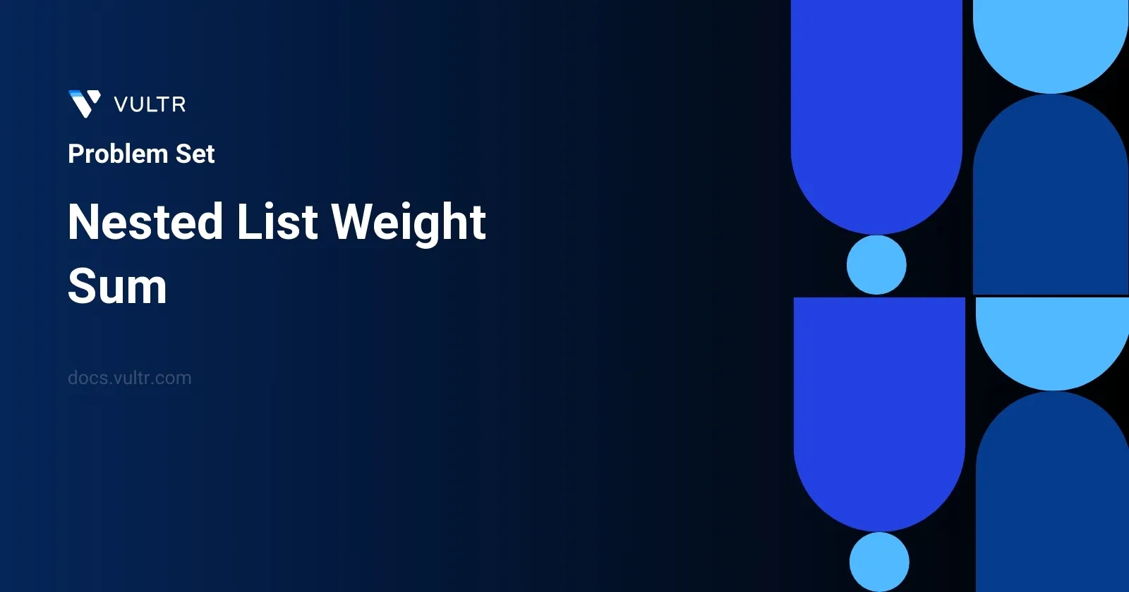 Nested List Weight Sum header image