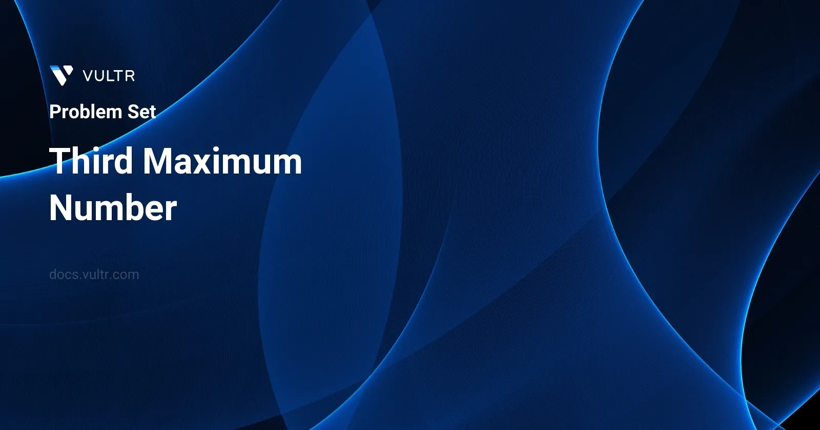 Third Maximum Number header image