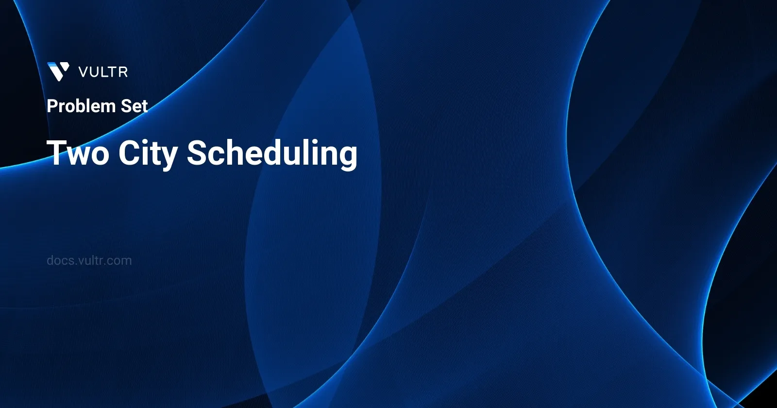 Two City Scheduling header image