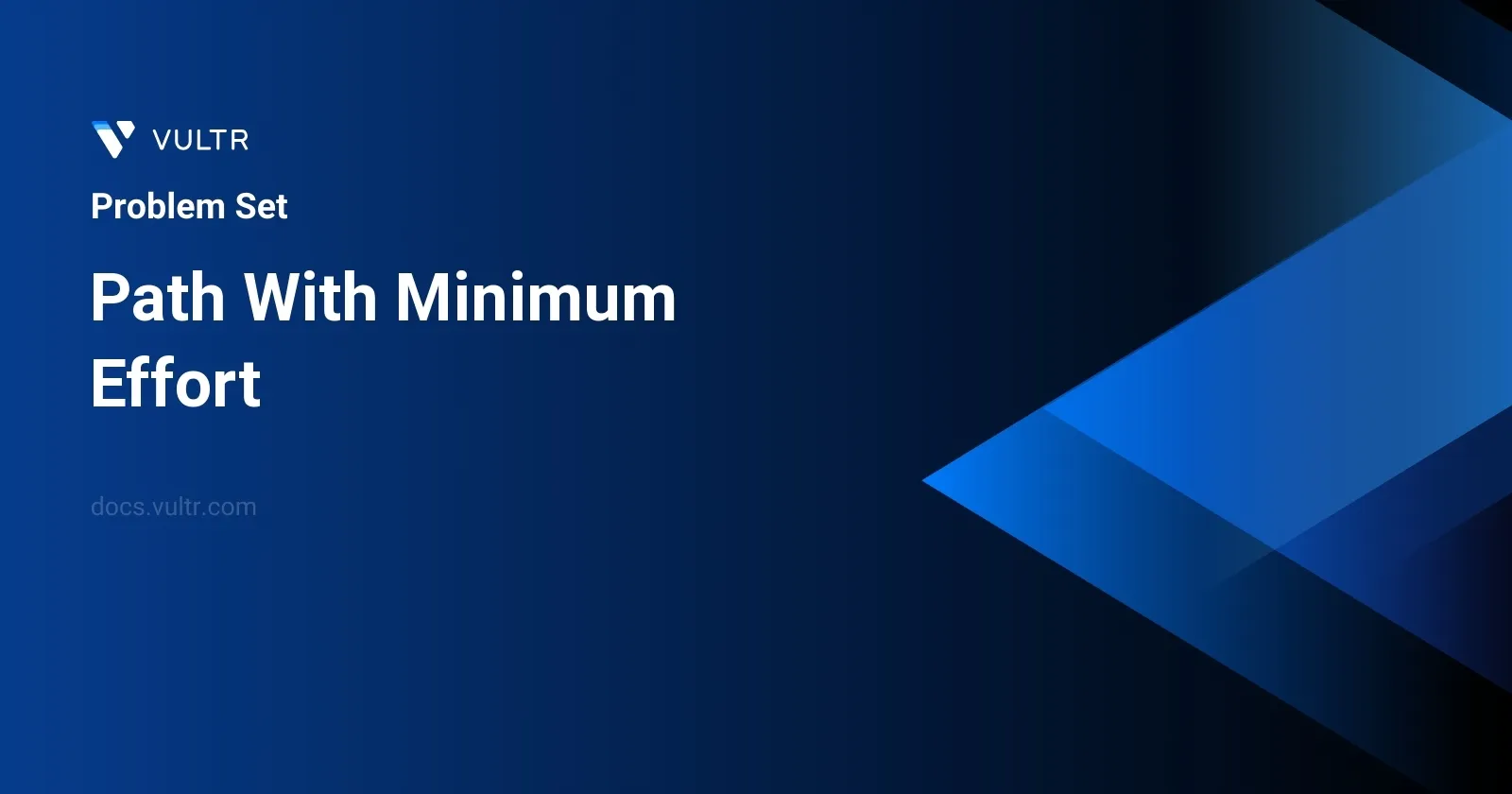 Path With Minimum Effort header image