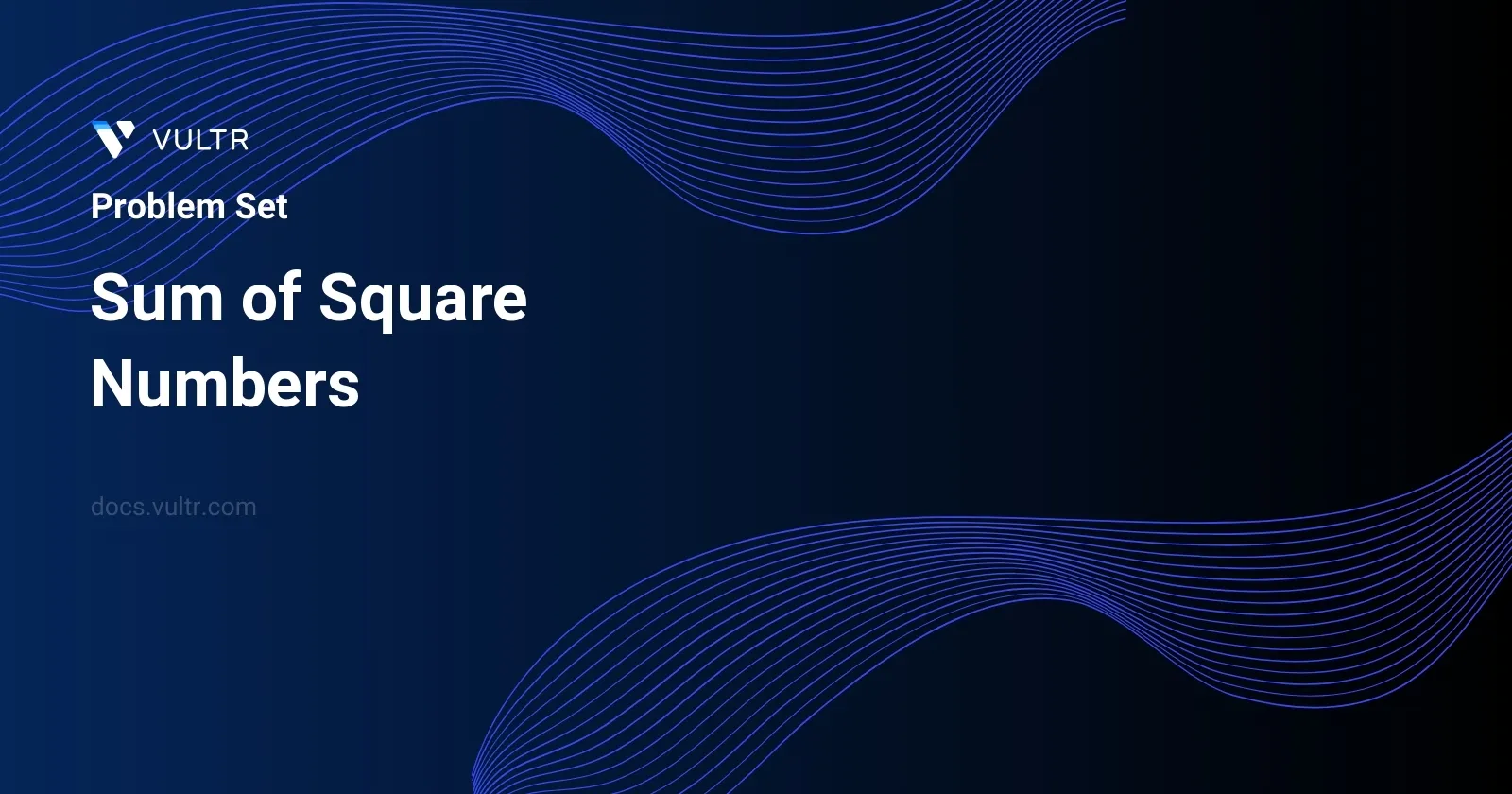 Sum of Square Numbers header image