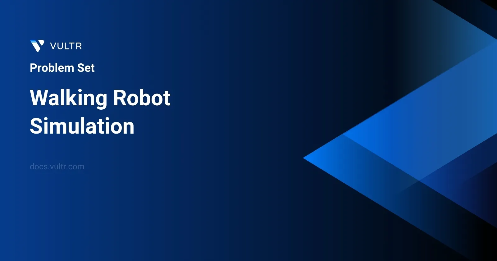 Walking Robot Simulation header image
