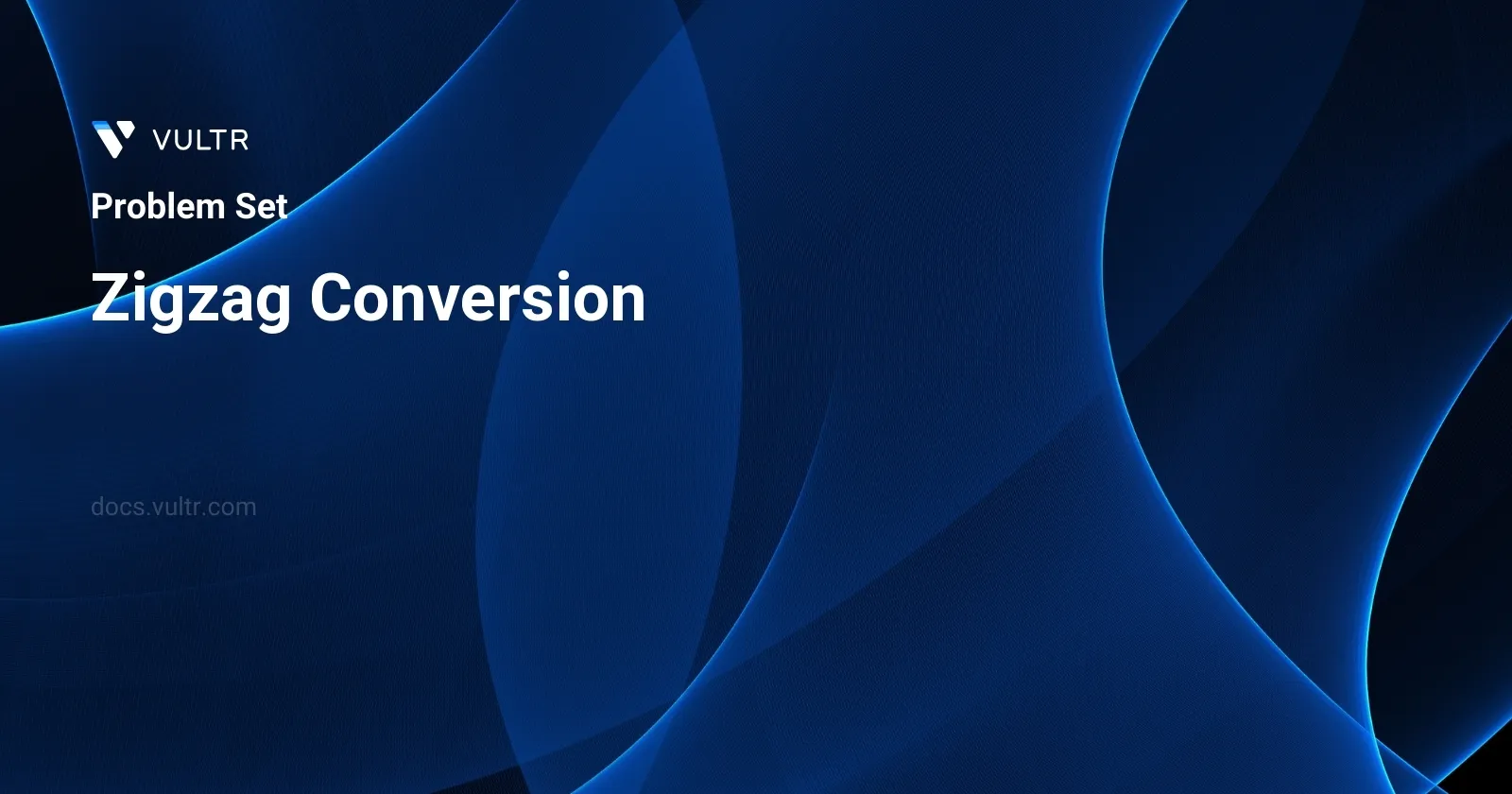 Zigzag Conversion header image