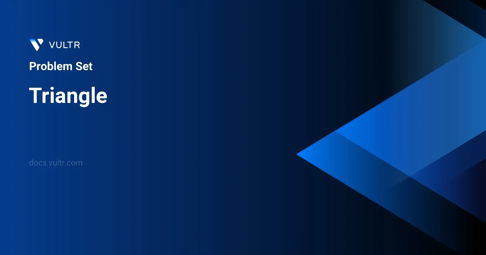 Triangle header image