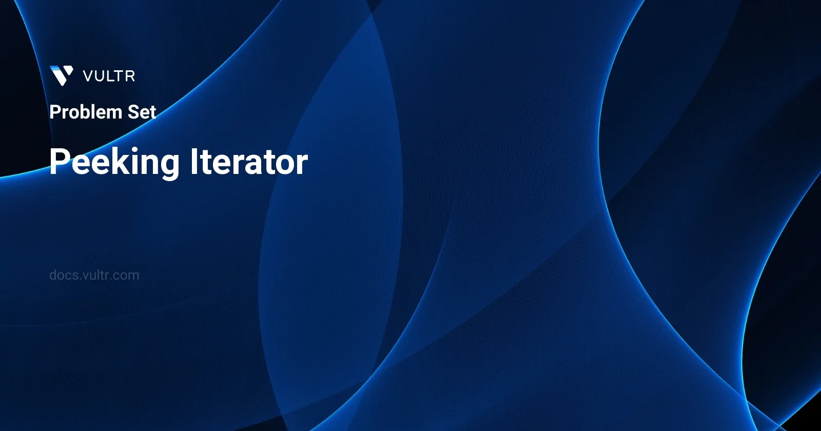 Peeking Iterator header image