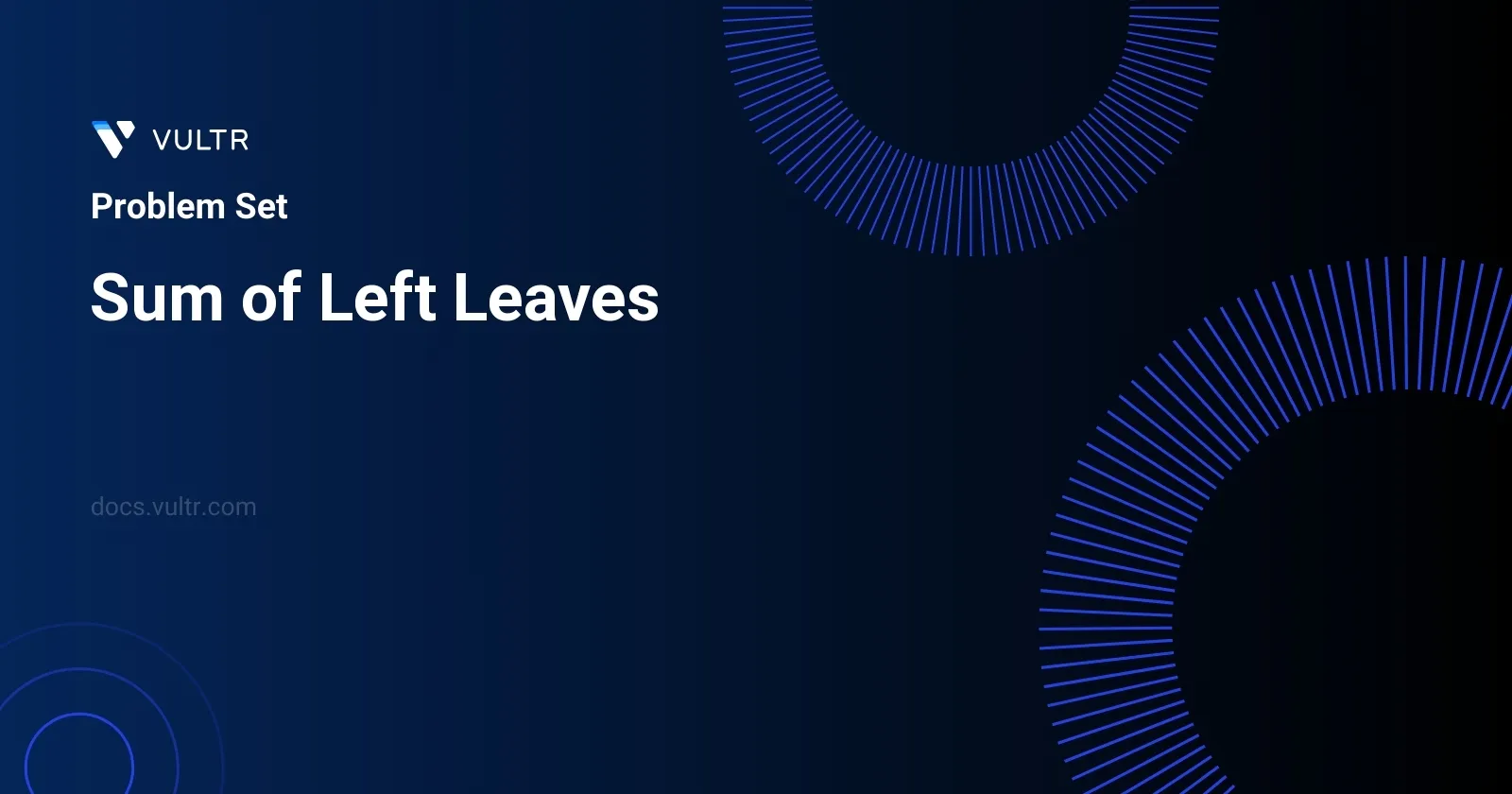 Sum of Left Leaves header image
