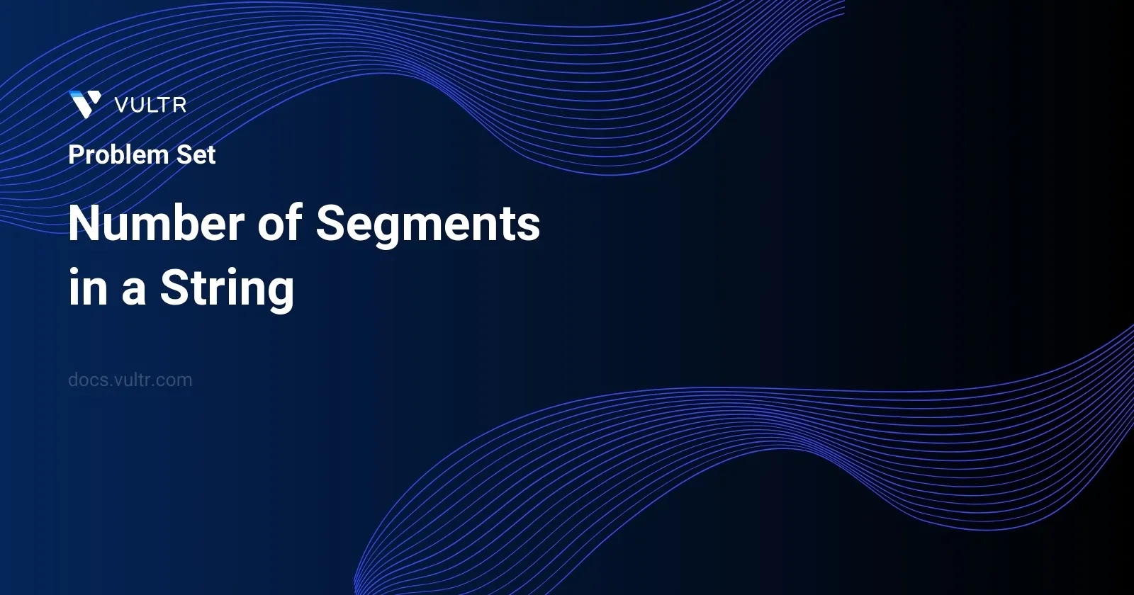 Number of Segments in a String header image