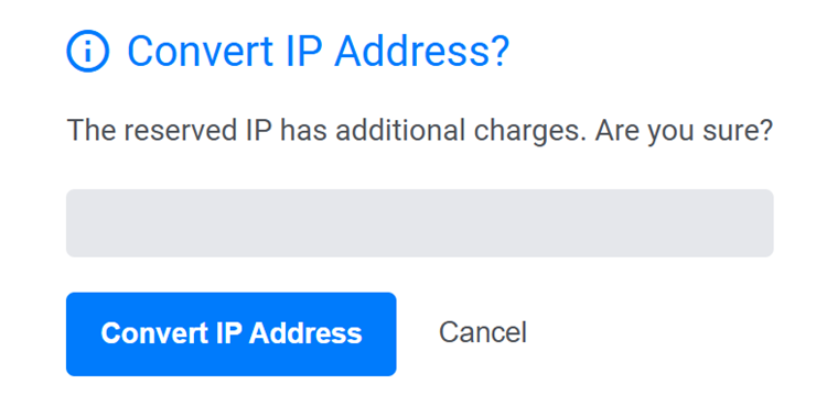 Convert IP Address Prompt