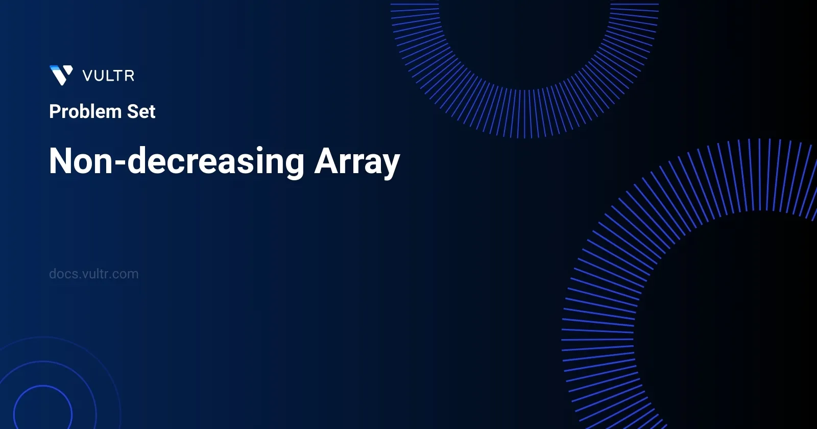 Non-decreasing Array header image