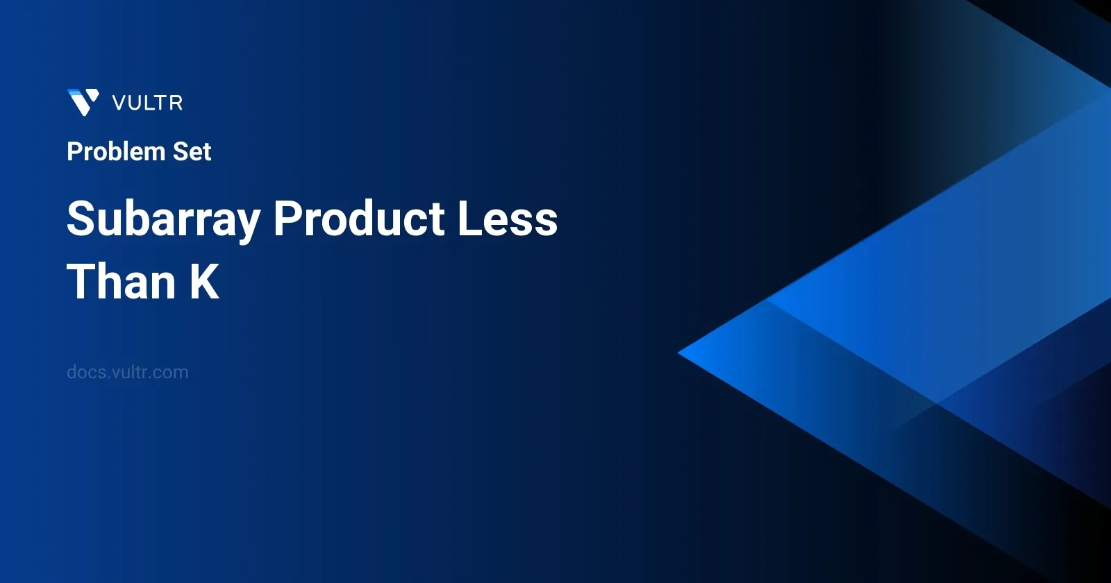 Subarray Product Less Than K header image