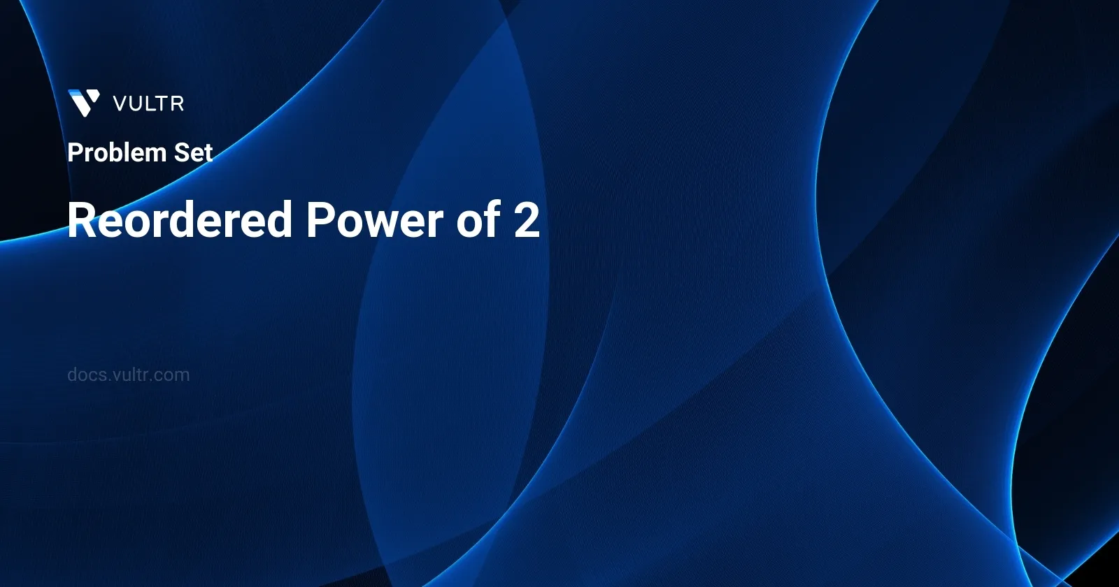 Reordered Power of 2 header image