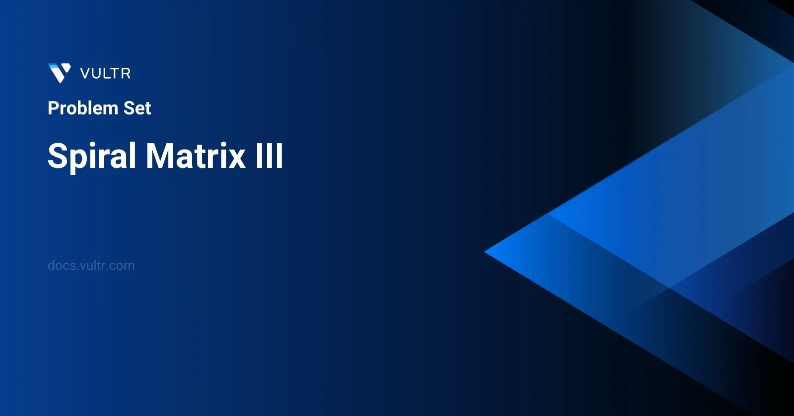 Spiral Matrix III header image