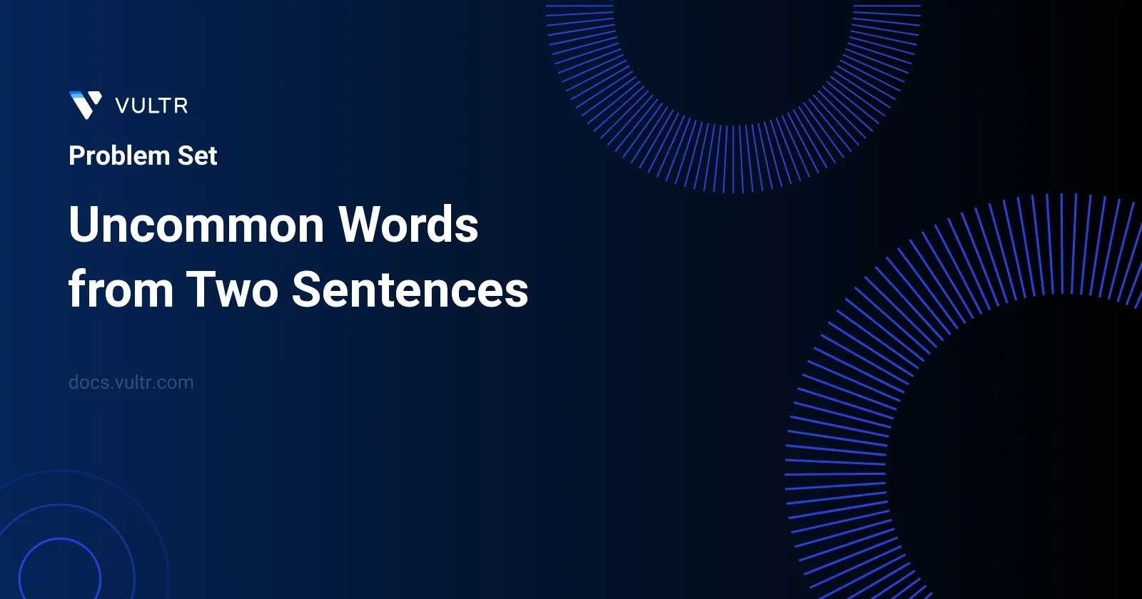 Uncommon Words from Two Sentences header image