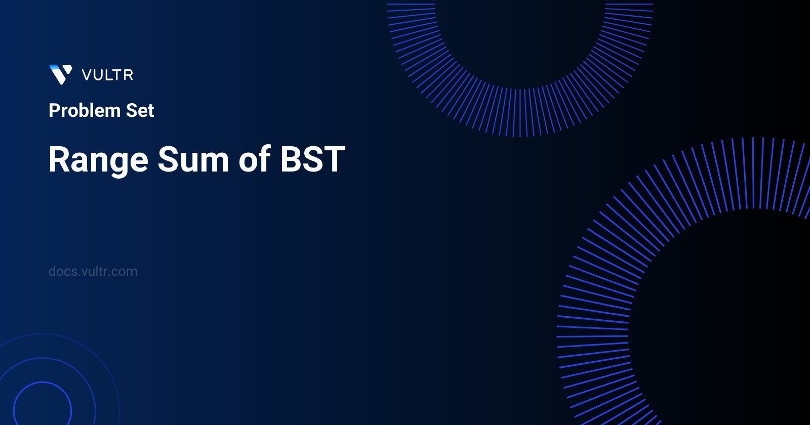 Range Sum of BST header image