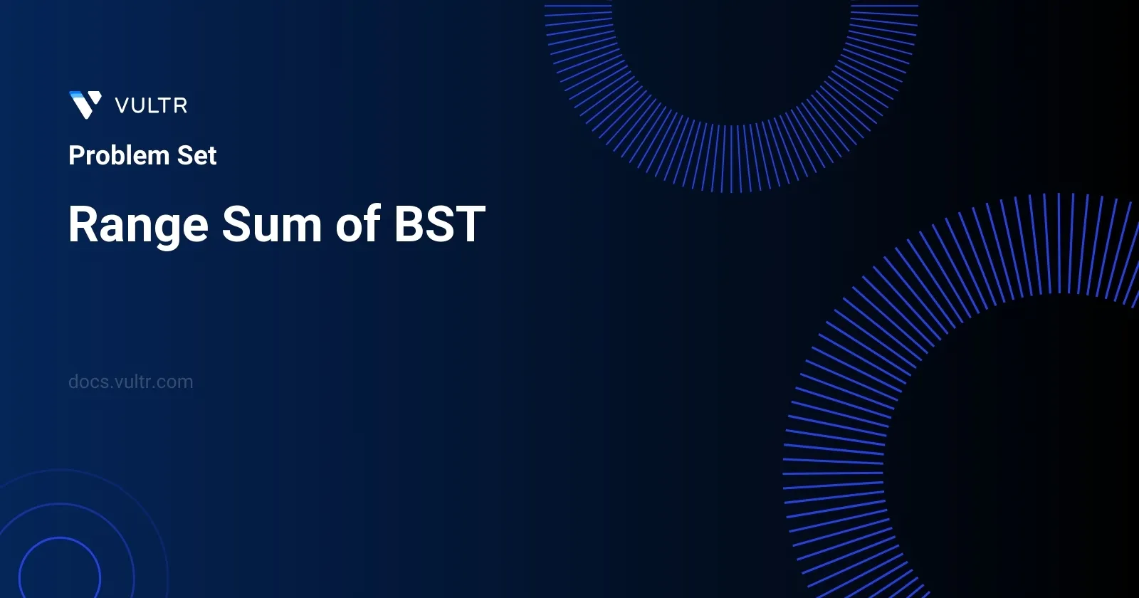 Range Sum of BST header image