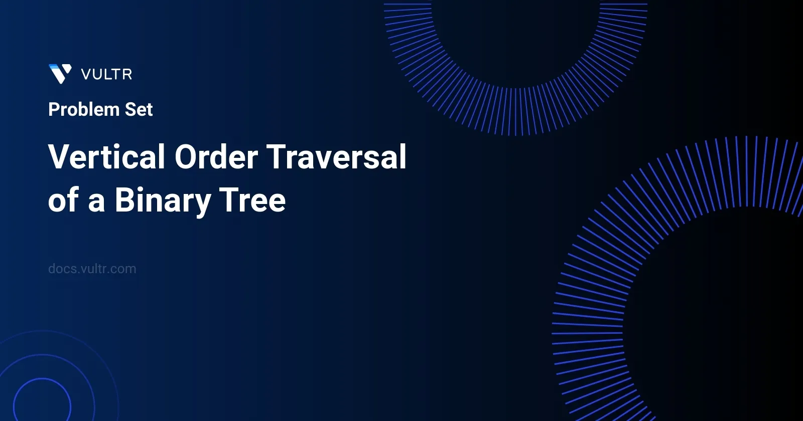 Vertical Order Traversal of a Binary Tree header image