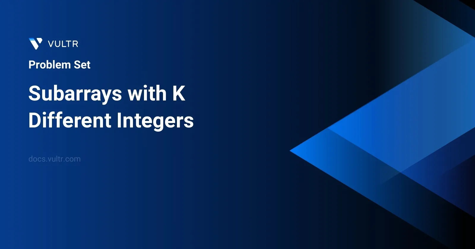 Subarrays with K Different Integers header image