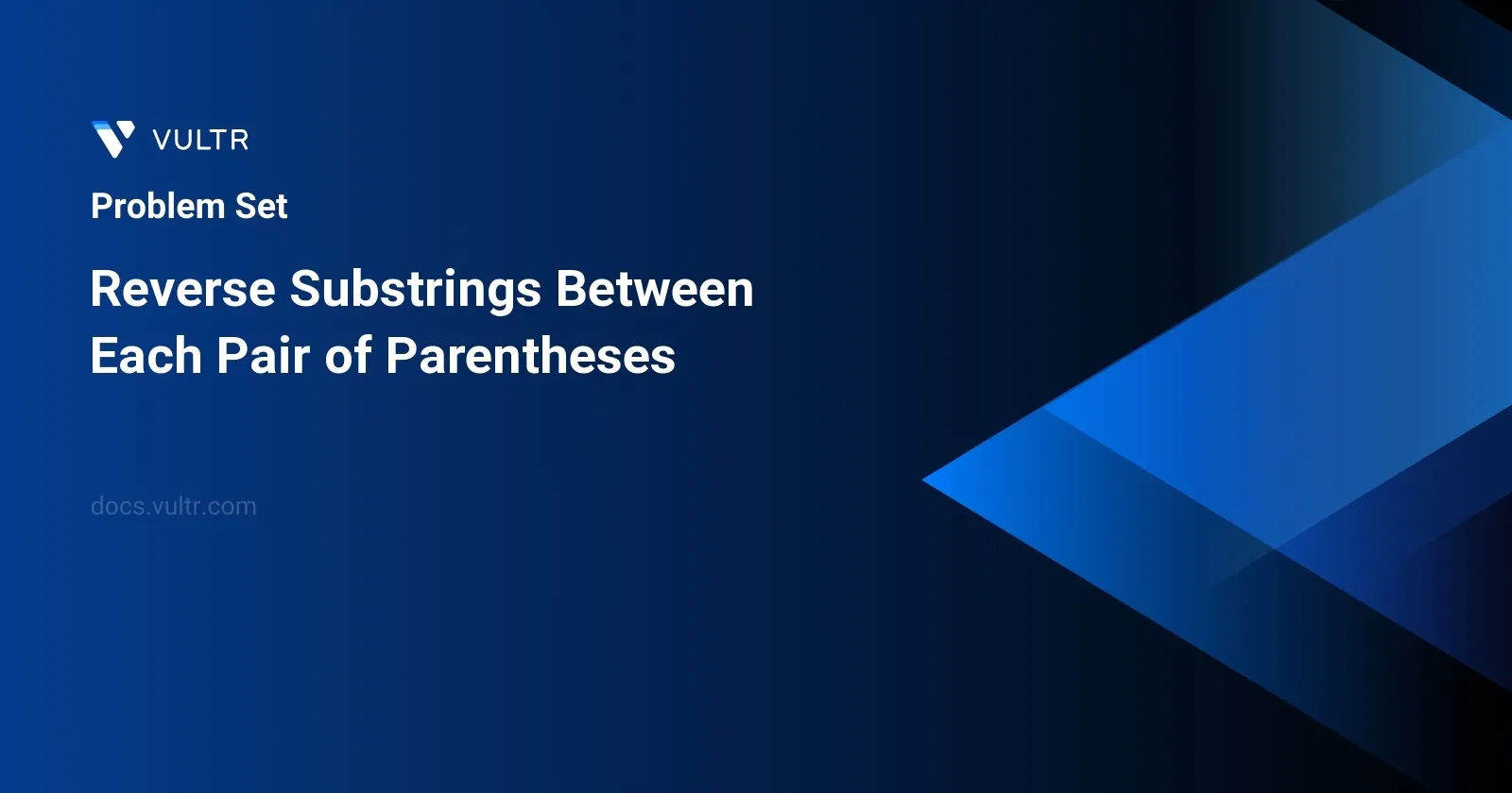 Reverse Substrings Between Each Pair of Parentheses header image