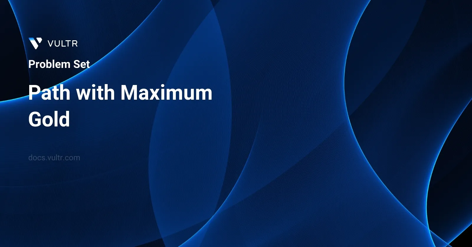 Path with Maximum Gold header image