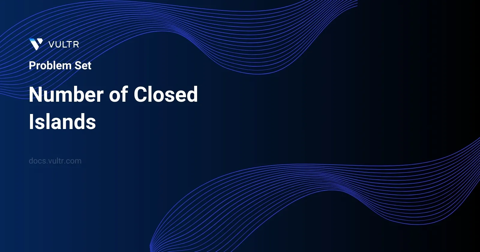 Number of Closed Islands header image