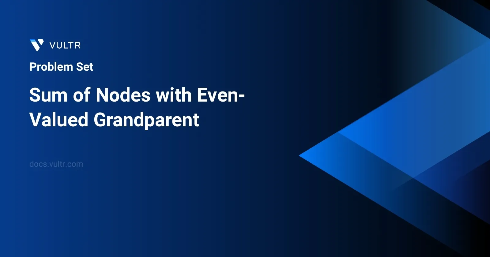 Sum of Nodes with Even-Valued Grandparent header image