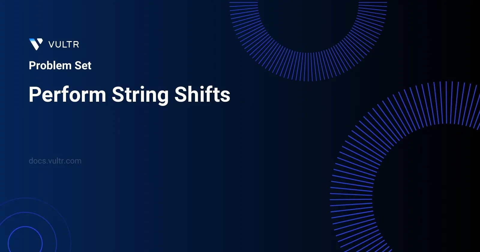 Perform String Shifts header image