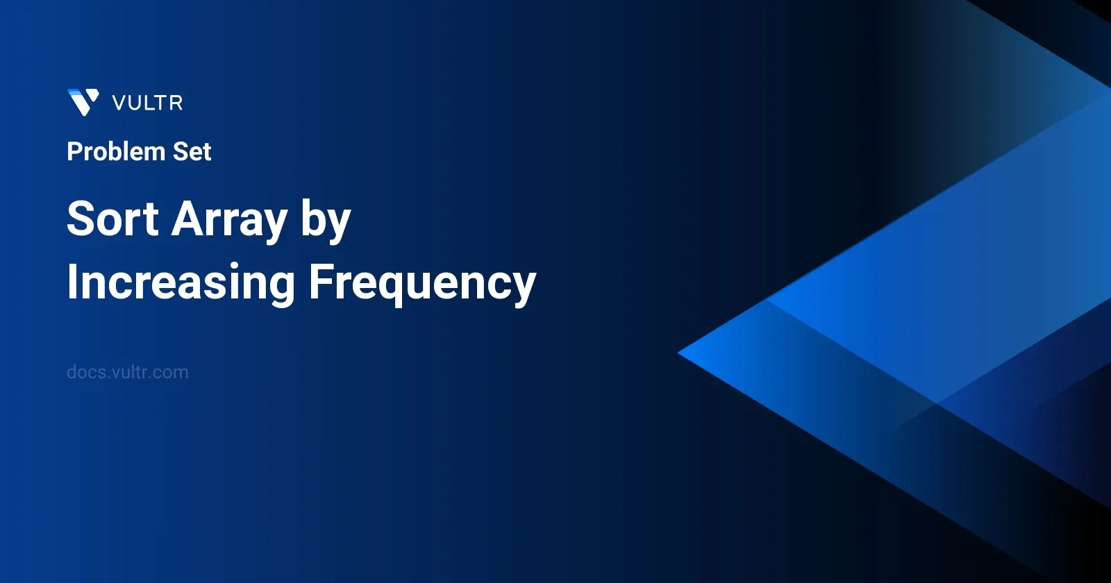 Sort Array by Increasing Frequency header image