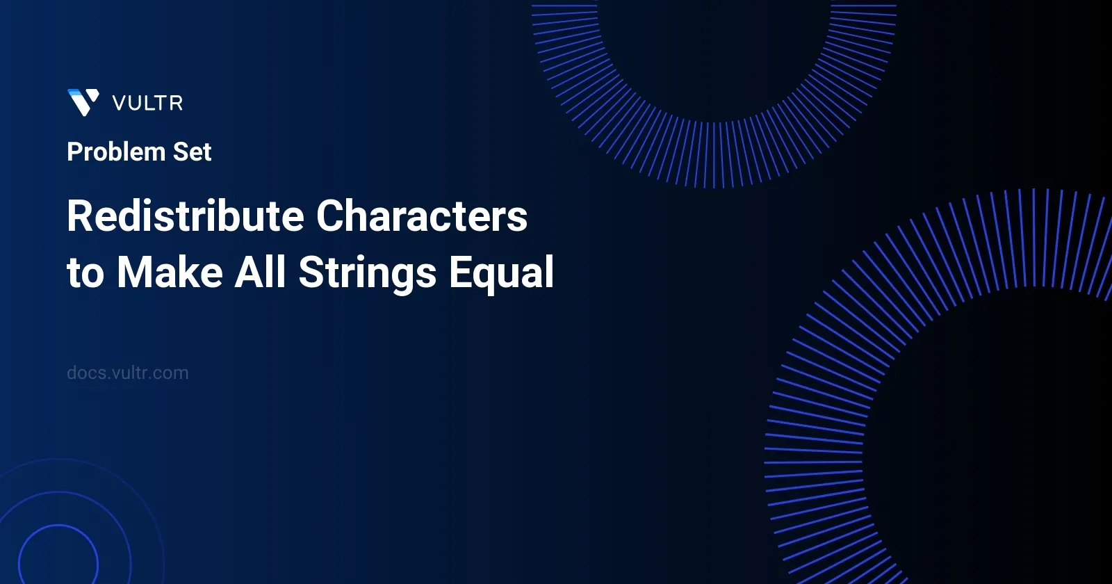 Redistribute Characters to Make All Strings Equal header image